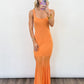 Sunset Glow Knit Maxi Dress