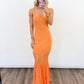 Sunset Glow Knit Maxi Dress