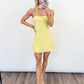 Sunshine Twist Halter Dress