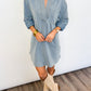Easygoing Denim Dress - 2 COLORS