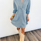 Easygoing Denim Dress - 2 COLORS