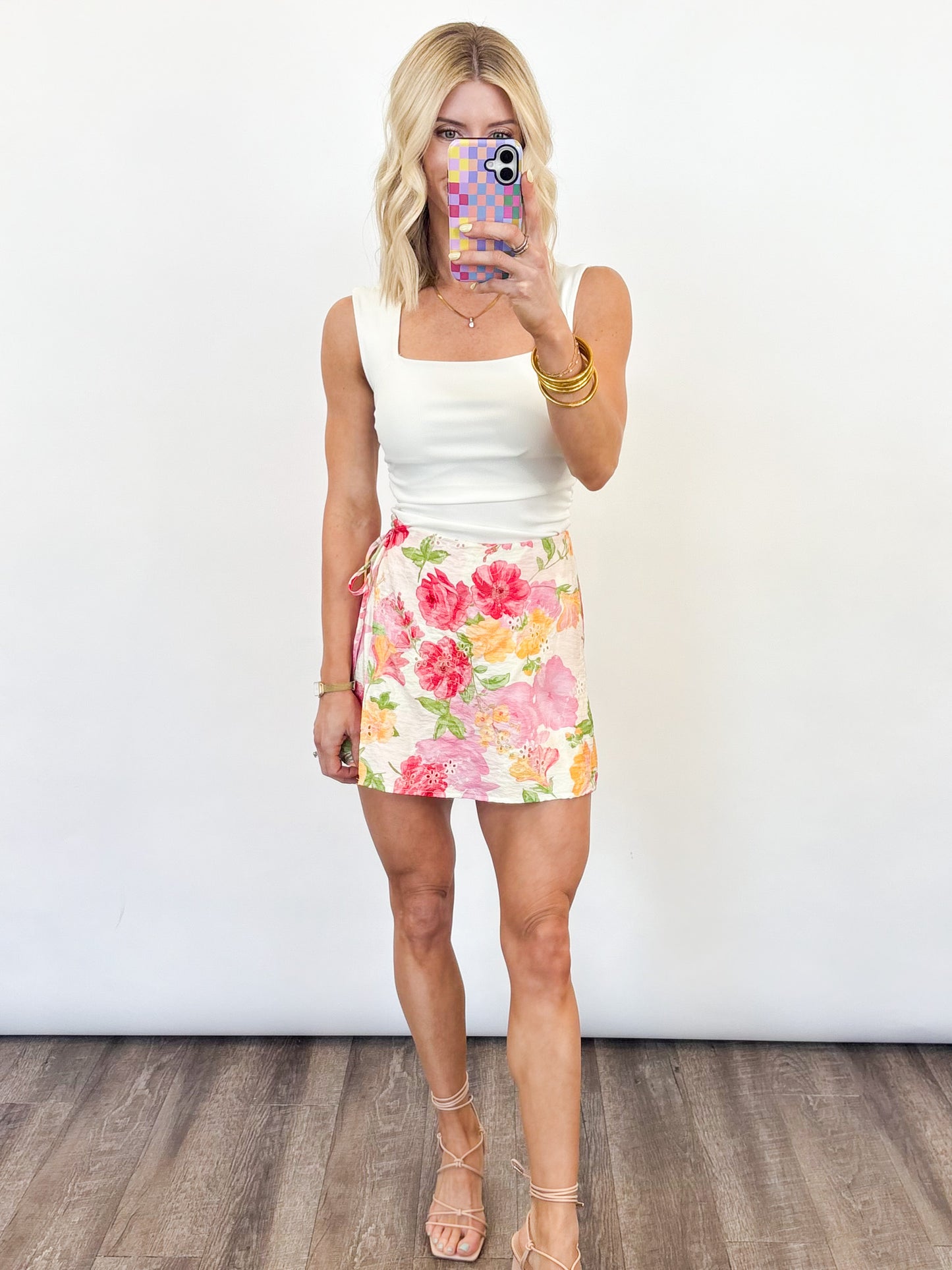 Garden Stroll Wrap Skort