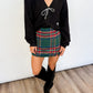 Holiday Cheer Plaid Skort - GREEN