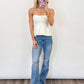 Sunny Days Strapless Top - 2 COLORS
