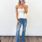 Sunny Days Strapless Top - 2 COLORS
