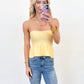 Sunny Days Strapless Top - 2 COLORS