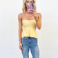 Sunny Days Strapless Top - 2 COLORS
