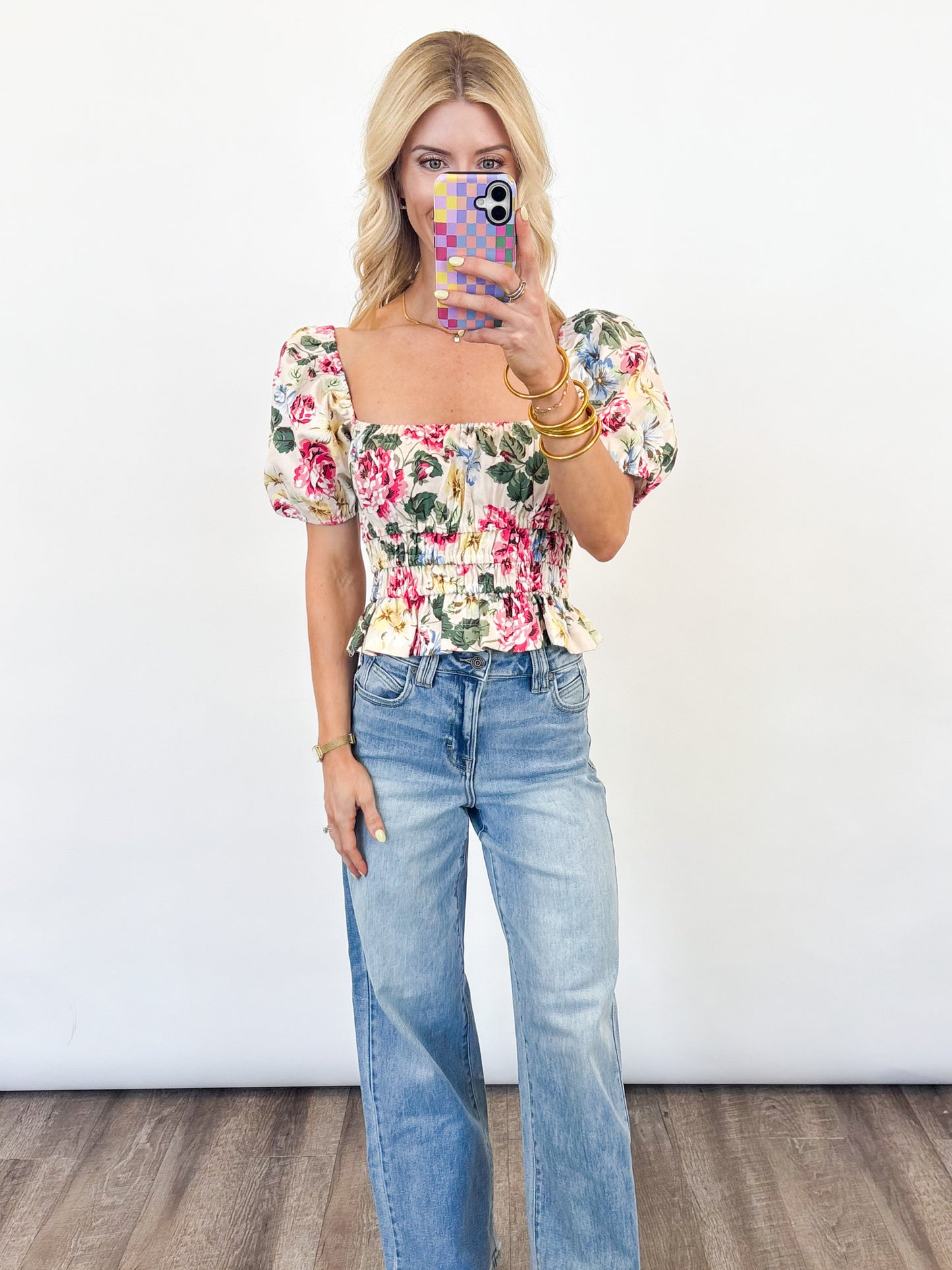 Garden Party Smocked Top