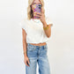 Everyday Ease Cropped Tee