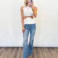 Sunlit Circle Linen Top - 2 COLORS