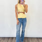 Sunlit Circle Linen Top - 2 COLORS