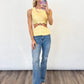 Sunlit Circle Linen Top - 2 COLORS