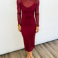 Shannon Dress - WINE