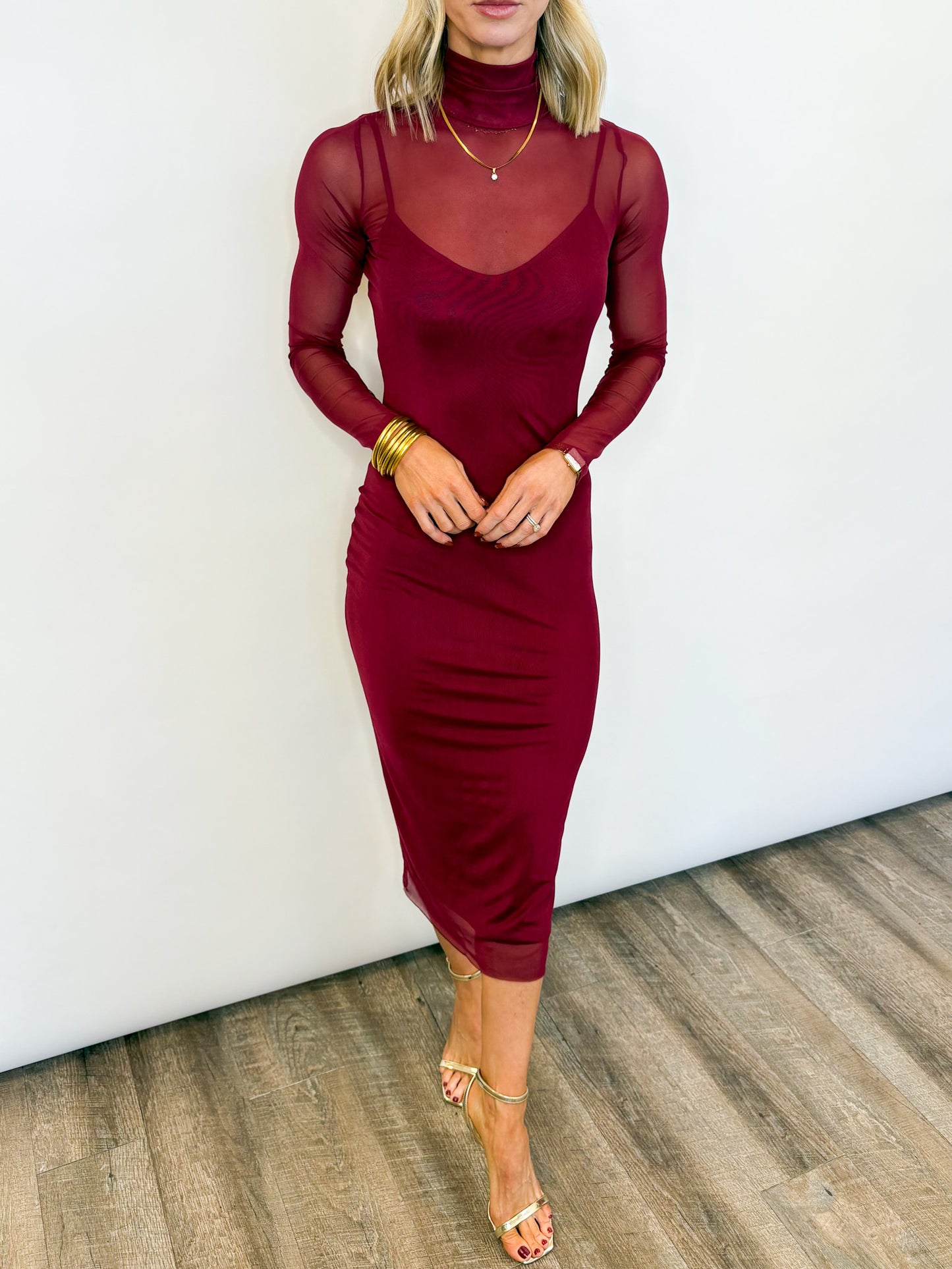 Shannon Dress - WINE