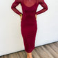 Shannon Dress - WINE