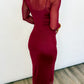 Shannon Dress - WINE