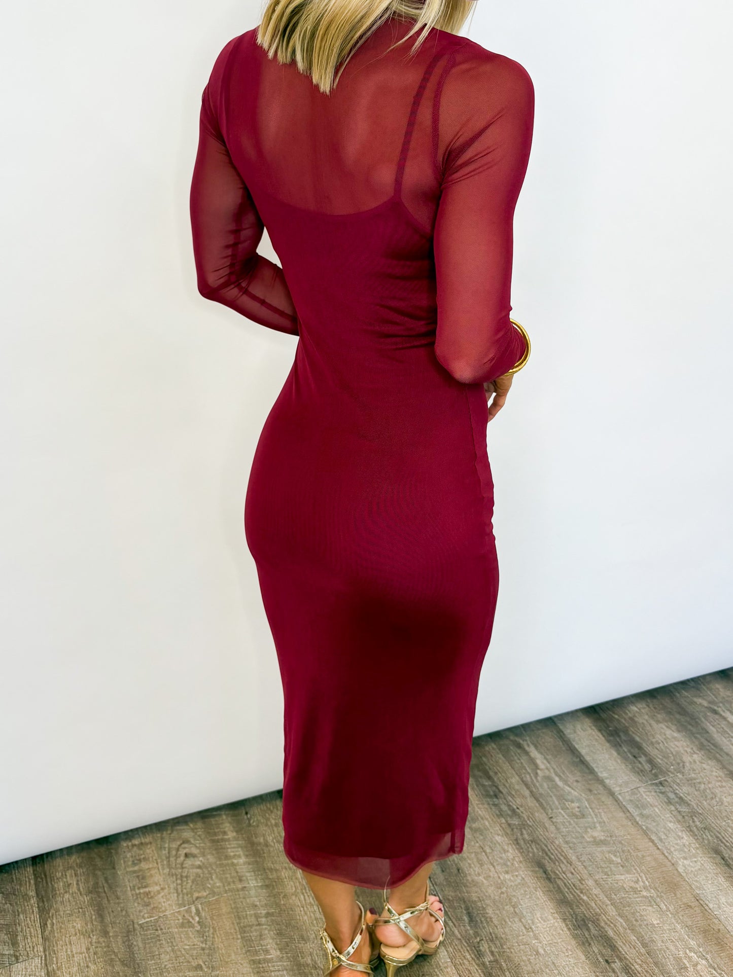 Shannon Dress - WINE