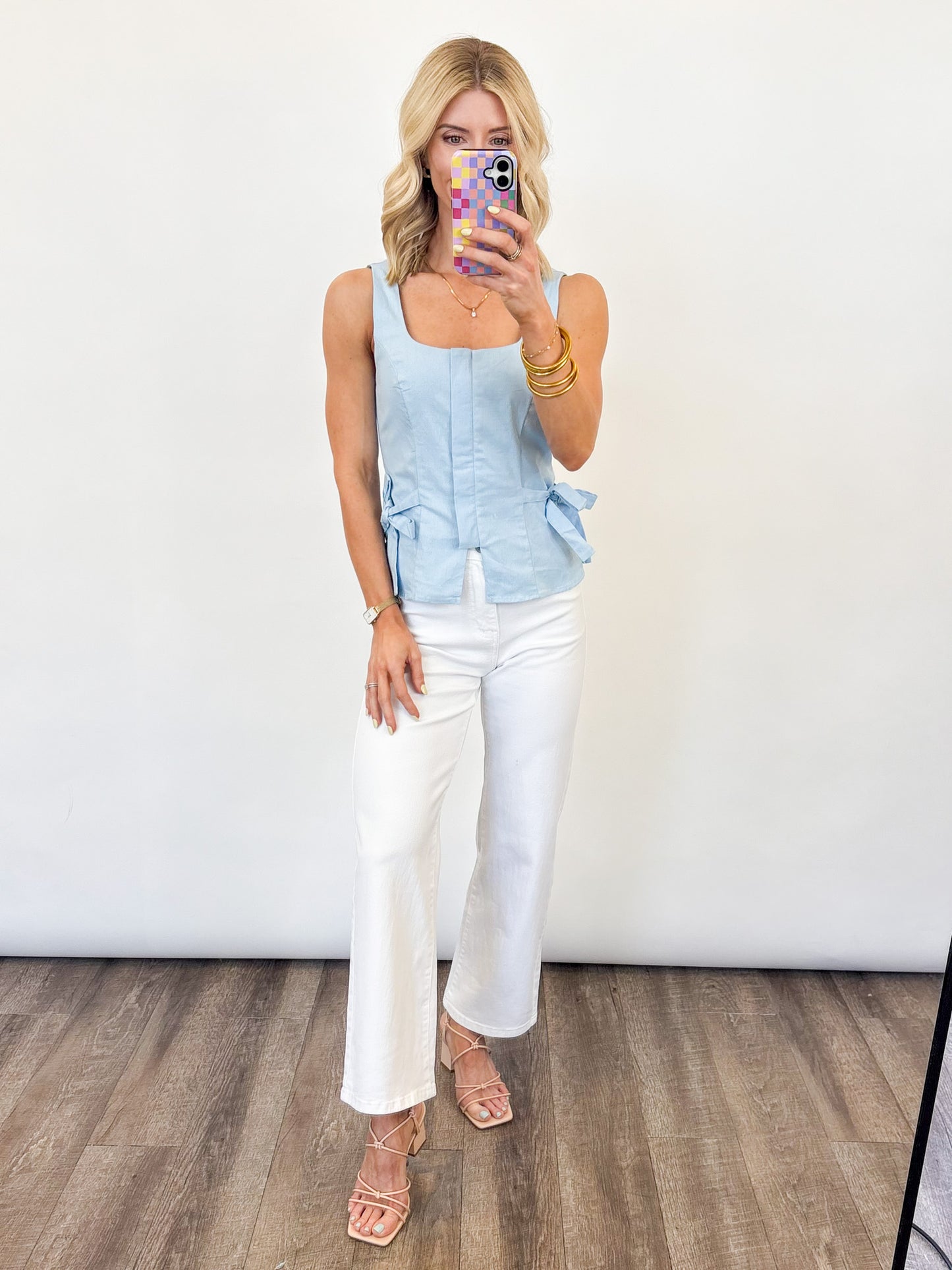 Skyline Tie-Waist Top