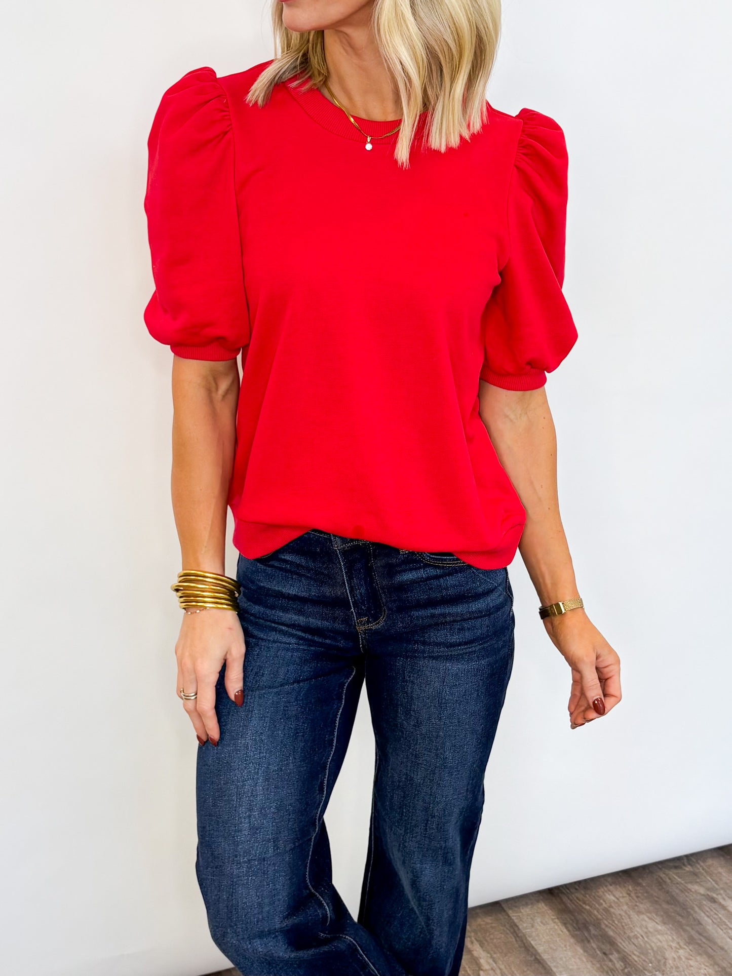 Holly Puff Sleeve Sweatshirt