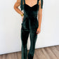 Holiday Elegance Velvet Jumpsuit