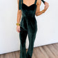 Holiday Elegance Velvet Jumpsuit