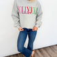 Holly Jolly Embroidered Sweatshirt