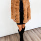 Luxe Latte Faux Fur Coat