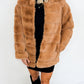 Luxe Latte Faux Fur Coat