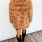 Luxe Latte Faux Fur Coat