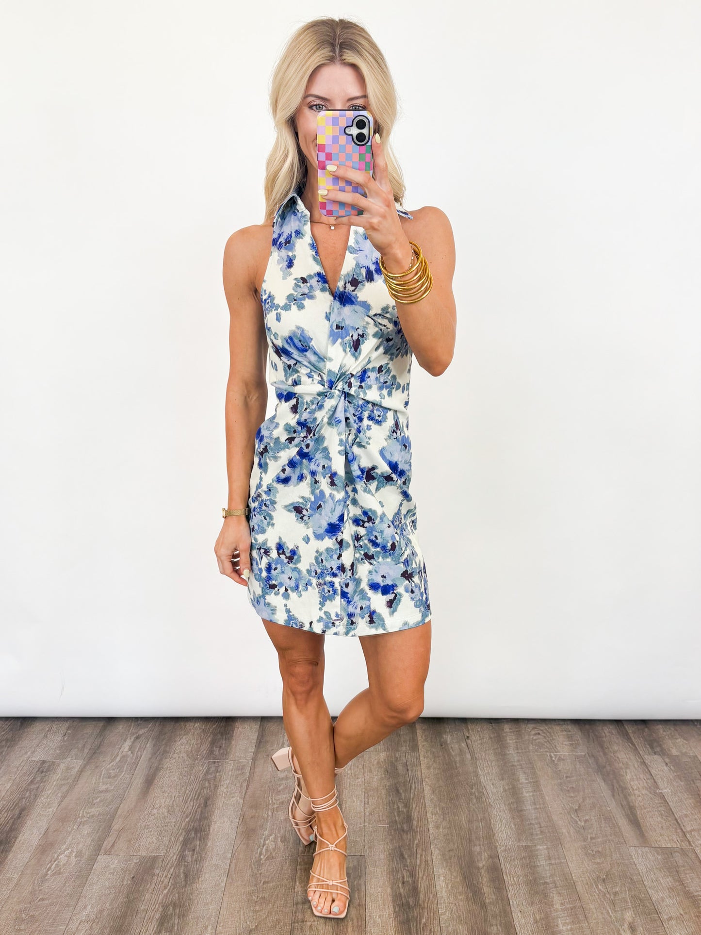 Bluebell Bloom Twist Dress