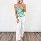 Laguna Bloom Ruched Top