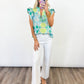 Laguna Bloom Flutter Top