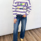 Mardi Party Stripe Sweater