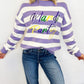 Mardi Party Stripe Sweater