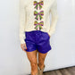 Mardi Gras Bow Sequin Sweater - 2 COLORS