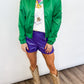Mardi Gras Bomber Jacket - 2 Colors