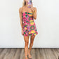 Tropic Bloom Strapless Romper