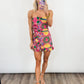 Tropic Bloom Strapless Romper