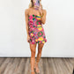 Tropic Bloom Strapless Romper