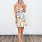 Painted Garden Cutout Dress