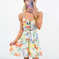 Painted Garden Cutout Dress