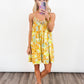 Sunburst Breeze Cutout Dress