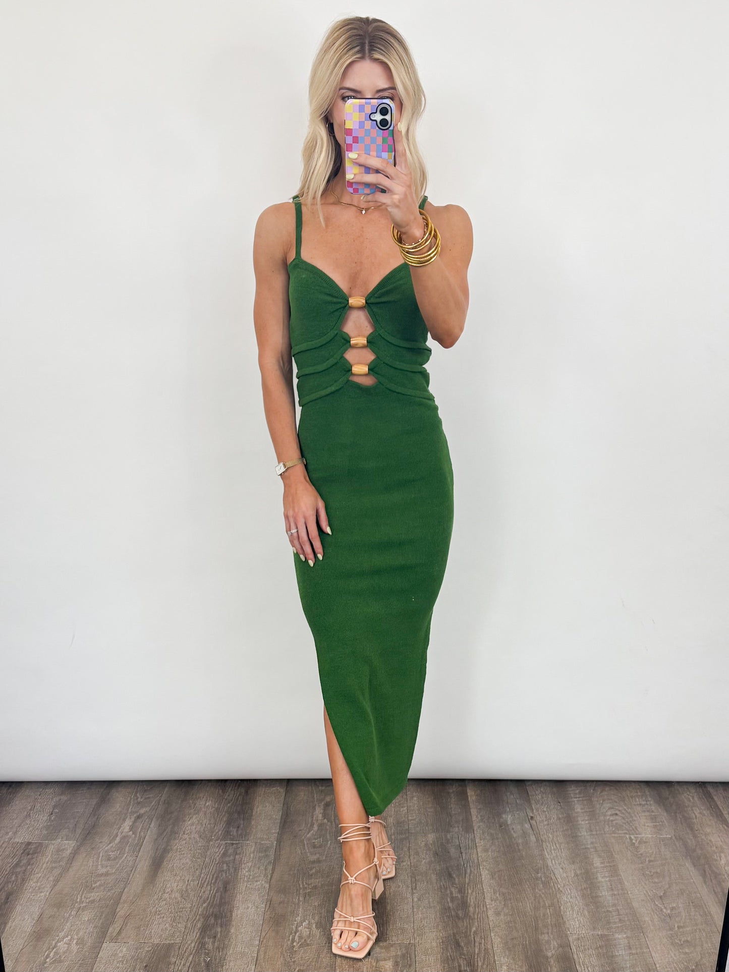 Riveria Dress - GREEN