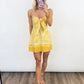 Golden Garden Bow Dress