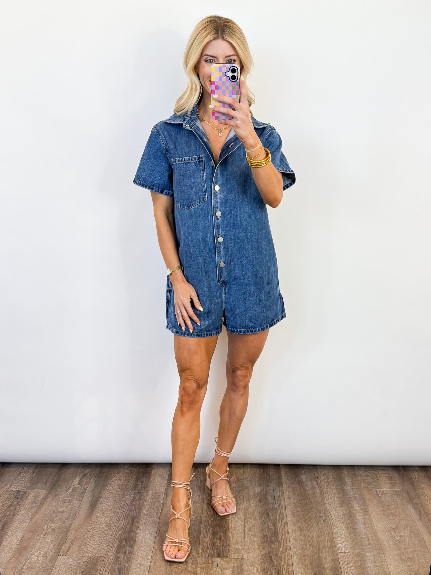 Weekend Denim Romper