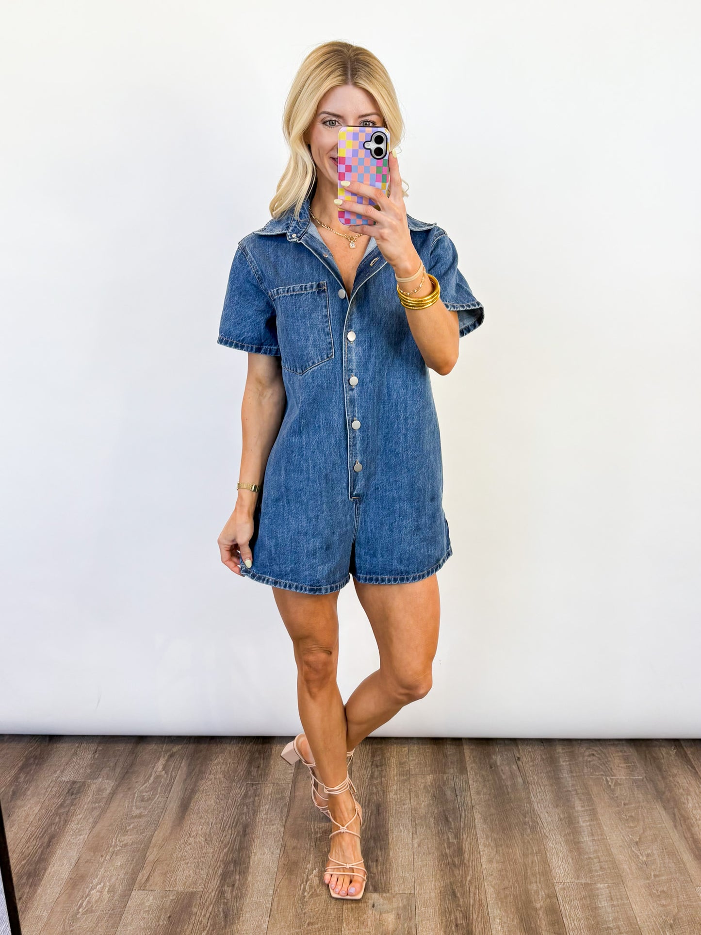 Weekend Denim Romper