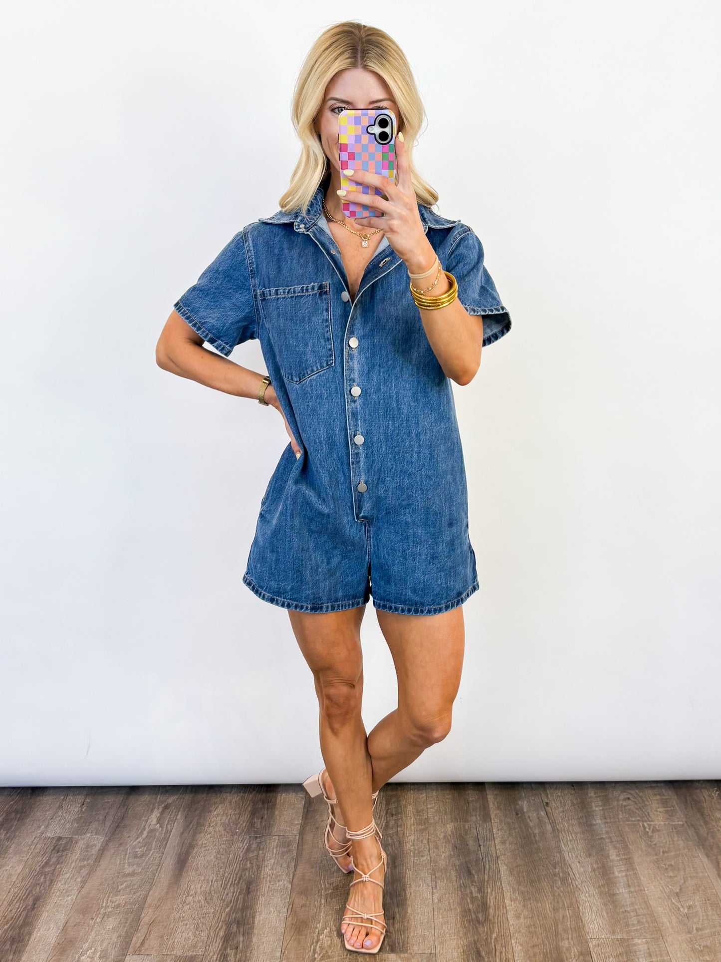 Weekend Denim Romper