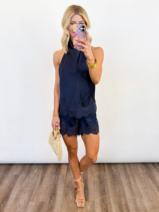 Midnight Lace Elegance Set