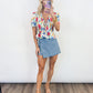 Garden Party Tie-Front Top