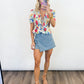 Garden Party Tie-Front Top